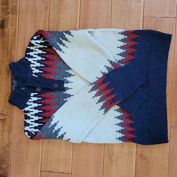 Gap Boy's Henley Knit Sweater - Picture 2 of 5